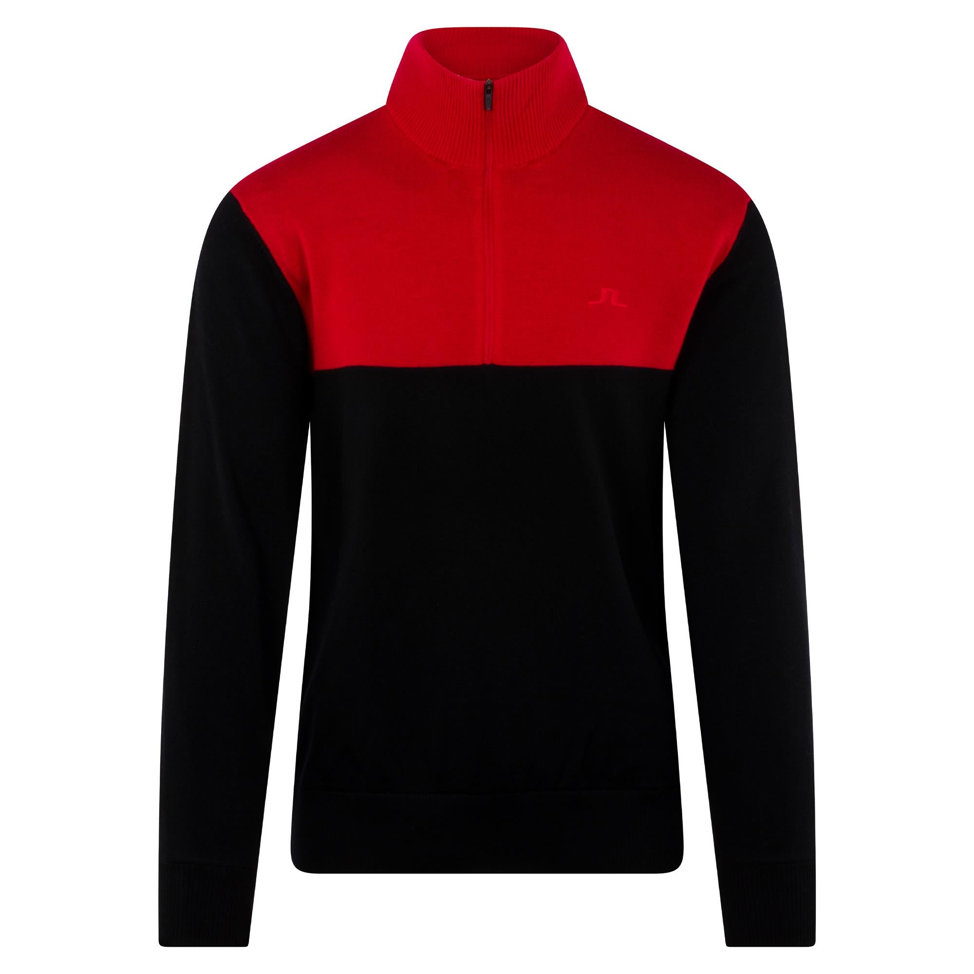 J Lindeberg Jeff Windbreaker Mens Golf Sweater Black